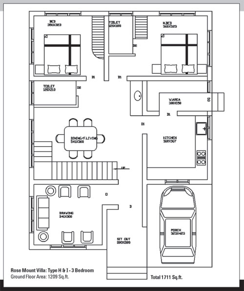 Type H & I Villas